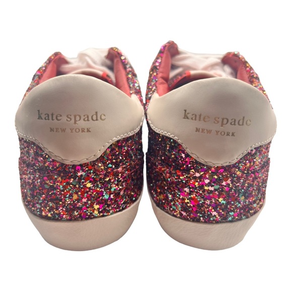 Kate Spade New York Ace Pink Multi Glitter Low-Top Sneakers NWOB Style No. KA316 - Picture 11 of 14